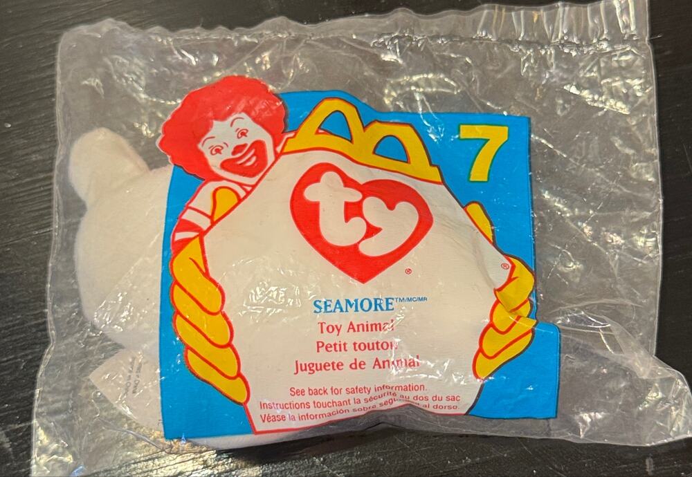 McDonald's Ty Beanie Baby 1996 Seamore the Seal #7